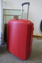 Grote rode hardshell rolkoffer met cijferslot, Sieraden, Tassen en Uiterlijk, Koffers, Hard kunststof, 45 tot 55 cm, Wieltjes