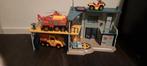 Brandweerman Sam kazerne inclusief voertuigen, Ophalen of Verzenden, Zo goed als nieuw