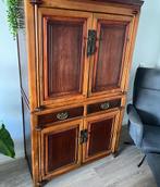 Koloniale kast met lades en planken, Ophalen, Gebruikt, 100 tot 150 cm, Met lade(s)