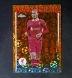 2024-25 Topps Chrome Virgil Van Dijk Orange 1/25 Liverpool, Verzamelen, Sportartikelen en Voetbal, Verzenden, Zo goed als nieuw