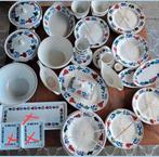 Partij boerenbont servies, Ophalen