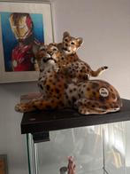 Italiaanse Cheeta's - Moeder met Welp, Antiek en Kunst, Antiek | Keramiek en Aardewerk, Ophalen