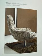 NATUZZI Brend Armstoel - Bond Velvet met 360 Draaisysteem, Huis en Inrichting, Fauteuils, Ophalen, Zo goed als nieuw, Stof, 75 tot 100 cm