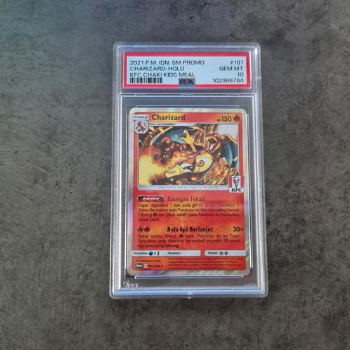 Charizard KFC Promo Chaki PSA 10, Hobby en Vrije tijd, Verzamelkaartspellen | Pokémon, Zo goed als nieuw, Losse kaart, Ophalen of Verzenden
