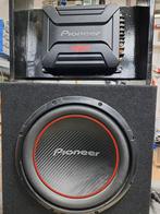 Pioneer subwoofer met versterker, Ophalen of Verzenden, Zo goed als nieuw