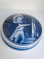 Delfts Blauw Doosje met Meisje met de Parel, Ophalen of Verzenden