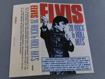 ELVIS PRESLEY - 20 ROCK & ROLL HITS (CASSETTEBANDJE) beschikbaar voor biedingen