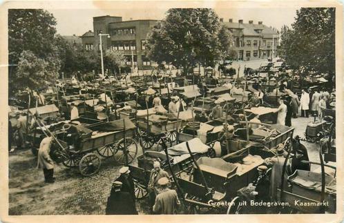 (388-069-033) Bodegraven Kaasmarkt, Verzamelen, Ansichtkaarten | Nederland, Zuid-Holland, Verzenden