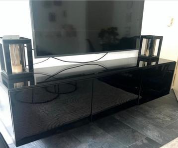 Ikea Besta TV Meubel Hoogglans Zwart - 180cm - afbeelding 2