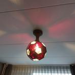 Voetbal. Glas in lood., Huis en Inrichting, Lampen | Wandlampen, Ophalen of Verzenden, Zo goed als nieuw, Glas