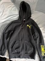 Puma Zwart Trainingsjack Maat M, Ophalen of Verzenden, Zo goed als nieuw, Maat 48/50 (M), Zwart