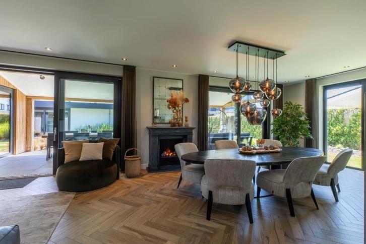 Natuurstenen Xaralyn Kreta OptiMyst haard in steen antraciet, Huis en Inrichting, Haarden, Zo goed als nieuw, Elektrische haard