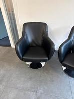 Zwarte Kuipstoelen - Set van 2, Huis en Inrichting, Stoelen, Ophalen, Gebruikt, Twee, Zwart