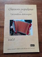 Chansons Populaires Vol. 3 - Accordeon Diatonique, Boeken, Ophalen of Verzenden, Gelezen, Overige onderwerpen, Onbekend