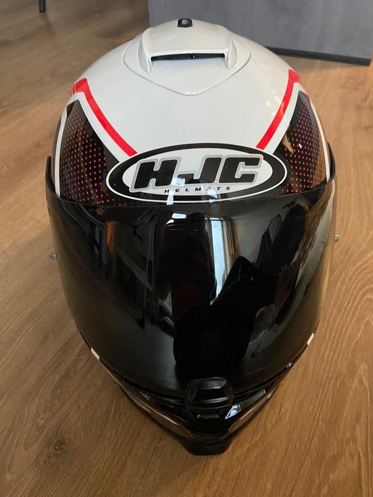 Integraalhelm HJC incl. Communicatieset, Motoren, Kleding | Motorhelmen, Dames, Heren, Integraalhelm, S, HJC, Tweedehands, Ophalen