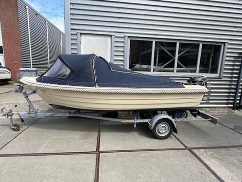 ADVENTURE 470 Deluxe met Tohatsu 20pk 4-tact & trailer, Watersport en Boten, Sloepen, Zo goed als nieuw, 10 tot 30 pk, 3 tot 6 meter