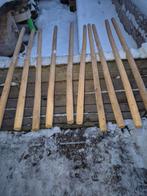 Kromme stelen  3cm doorsnede + sneeuwschep, Tuin en Terras, Palen, Balken en Planken, Ophalen, Gebruikt, Minder dan 180 cm, Palen