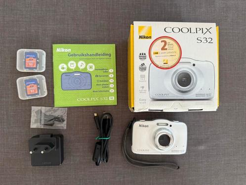 Nikon COOLPIX S32 – Onderwatercamera – Zo goed als nieuw, Audio, Tv en Foto, Fotocamera's Digitaal, Zo goed als nieuw, Compact