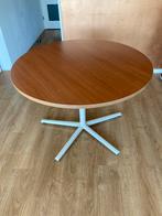 Robuuste ronde houten eettafel 110 diameter, Huis en Inrichting, Tafels | Eettafels, Ophalen, 100 tot 150 cm, Rond, Zo goed als nieuw