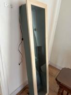 Smalle kast met glazen planken/ ZSM ophalen, Ophalen of Verzenden, 50 tot 70 cm, 105 cm of meer