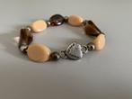 Armband van Dolce Luna, Gebruikt, Bruin, Ophalen of Verzenden, Elastiek