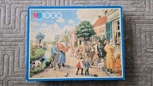 Puzzel: 1000 stukjes - Hoogeveense Vertelselplaat, Hobby en Vrije tijd, Denksport en Puzzels, Zo goed als nieuw, Legpuzzel, 500 t/m 1500 stukjes