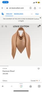 Louis Vuitton, Ophalen of Verzenden, Louis Vuitton, Sjaal, Zo goed als nieuw