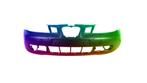 Voorbumper voor Seat Ibiza Cordoba 6l 02-06 Gespoten in de g, Nieuw, Bumper, Seat, Verzenden