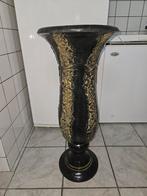 Mooie grote  zwarte ptmd vaas, Huis en Inrichting, Woonaccessoires | Vazen, Ophalen, Zwart, 75 cm of meer, Glas