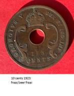 10 cent 1923, 1941 + 1942 Oost Afrika, Ophalen of Verzenden, Overige landen, Losse munt
