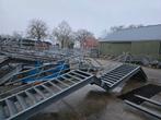 Stalen trap gegalv. Hoog 8,75/4,6mtr nob015. Nob016, Ophalen, Zo goed als nieuw, 2 tot 4 meter