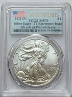 Silver eagle 1021P HIGH grade ms70 gecertificeerd, Postzegels en Munten, Ophalen of Verzenden, Noord-Amerika