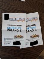 3 x Veldkaarten Megapiraten Festijn Gelredome, Tickets en Kaartjes, Evenementen en Festivals, Twee personen