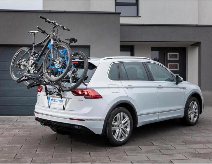 Fischer Fietsendrager Auto Zonder Trekhaak NIEUW, Auto diversen, Fietsendragers, Nieuw, Achterklepdrager, 2 fietsen, Elektrische fiets