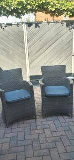 2 tuinstoelen  antraciet, Ophalen, Zo goed als nieuw, Stoel
