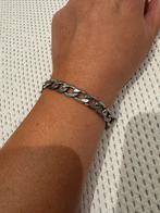 RVS armband man of vrouw, Ophalen of Verzenden, Zo goed als nieuw, Goud, Staal