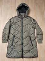 Groene winterjas met dubbele rits - Maat S, Kleding | Dames, Jassen | Winter, Ophalen of Verzenden, Zo goed als nieuw, Groen