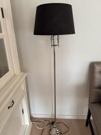 Zwarte Staande Lamp met Kristallen, Huis en Inrichting, Lampen | Vloerlampen, Ophalen, Zo goed als nieuw, Metaal, 150 tot 200 cm