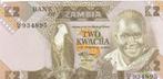 S6-BAN-0031 Zambia 2 kwacha UNC P24C, Postzegels en Munten, Bankbiljetten | Afrika, Los biljet, Zambia, Verzenden