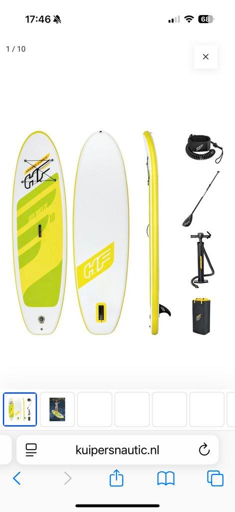 Hydro Force Sup Board Sea Breeze Set, Watersport en Boten, Suppen, Zo goed als nieuw, Ophalen of Verzenden