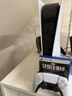 ps5 disc versie + spiderman miles morales + controller, Verzenden, Zo goed als nieuw, Playstation 5