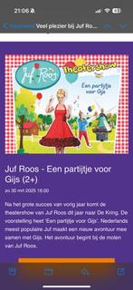 Juf roos - theatershow, Drie personen of meer