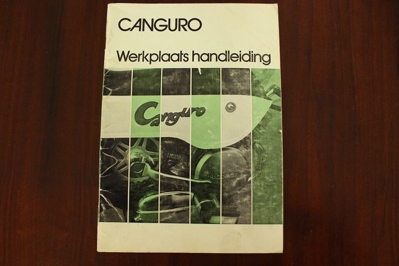 Honda Canguro 1973 bromfiets werkplaatsboek, Fietsen en Brommers, Ophalen of Verzenden, Gebruikt