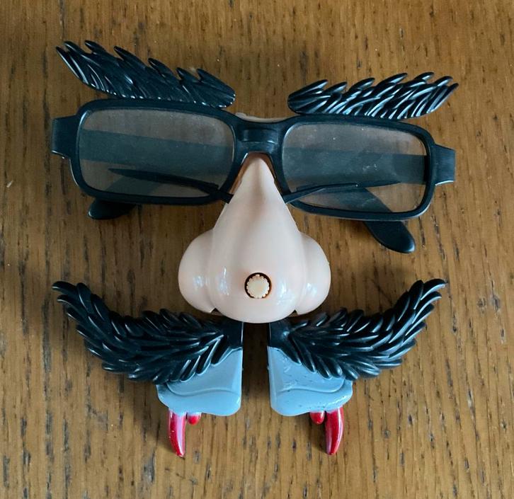 Grappige Bril met Snor en Neus, Hobby en Vrije tijd, Feestartikelen, Nieuw, Feestartikel, Carnaval, Ophalen of Verzenden