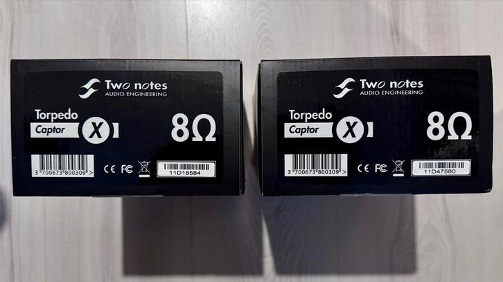 Two Notes Torpedo Captor X 8Ω – Nieuw (2x Beschikbaar), Muziek en Instrumenten, Instrumenten | Toebehoren, Nieuw, Elektrische gitaar