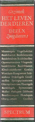 Het Leven Der Dieren - Prof. Dr. B. Grzimek BOEK, Ophalen of Verzenden, Zo goed als nieuw, Los deel, Dieren