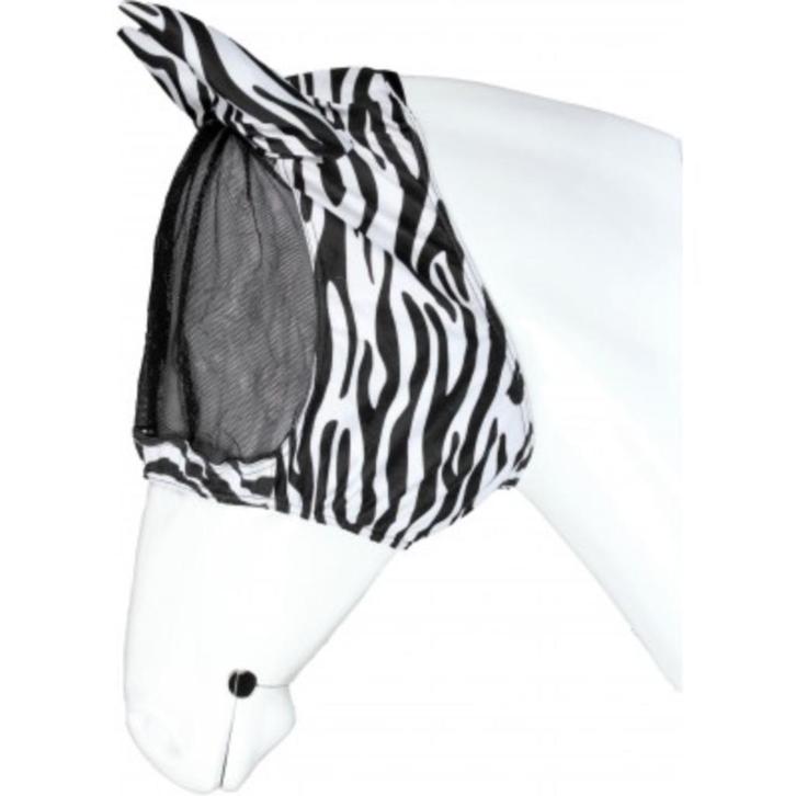 Horka zebra antivliegen eczeem masker maat mini en shet, Dieren en Toebehoren, Paarden en Pony's | Hoofdstellen en Tuigage, Nieuw