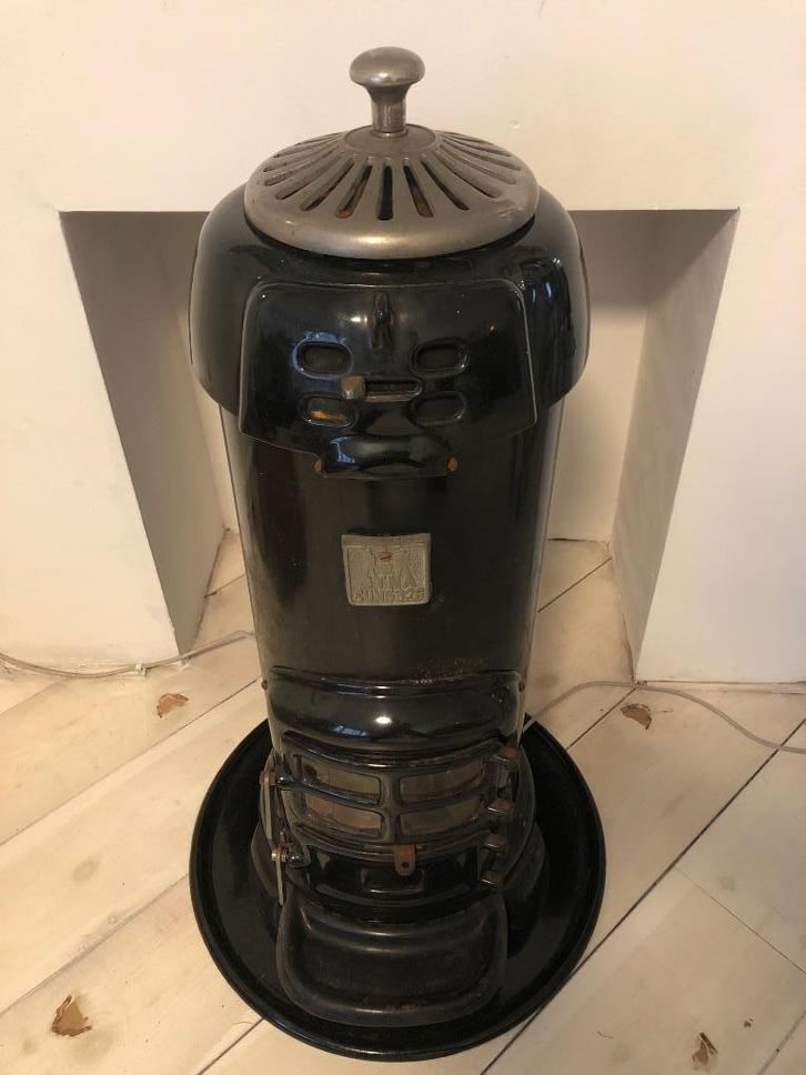 Gietijzeren Etna potkachel, Huis en Inrichting, Kachels, Gebruikt, Vrijstaand, Houtkachel, Hout, Ophalen