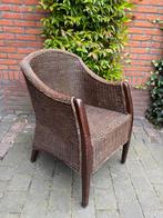 Vintage fauteuil, Huis en Inrichting, Ophalen of Verzenden, Gebruikt, Riet of Rotan, Vintage