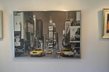  New York Times Square uit 2004 met vele taxi’s